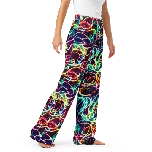 Electric Lace on a Women's Pajama Pants