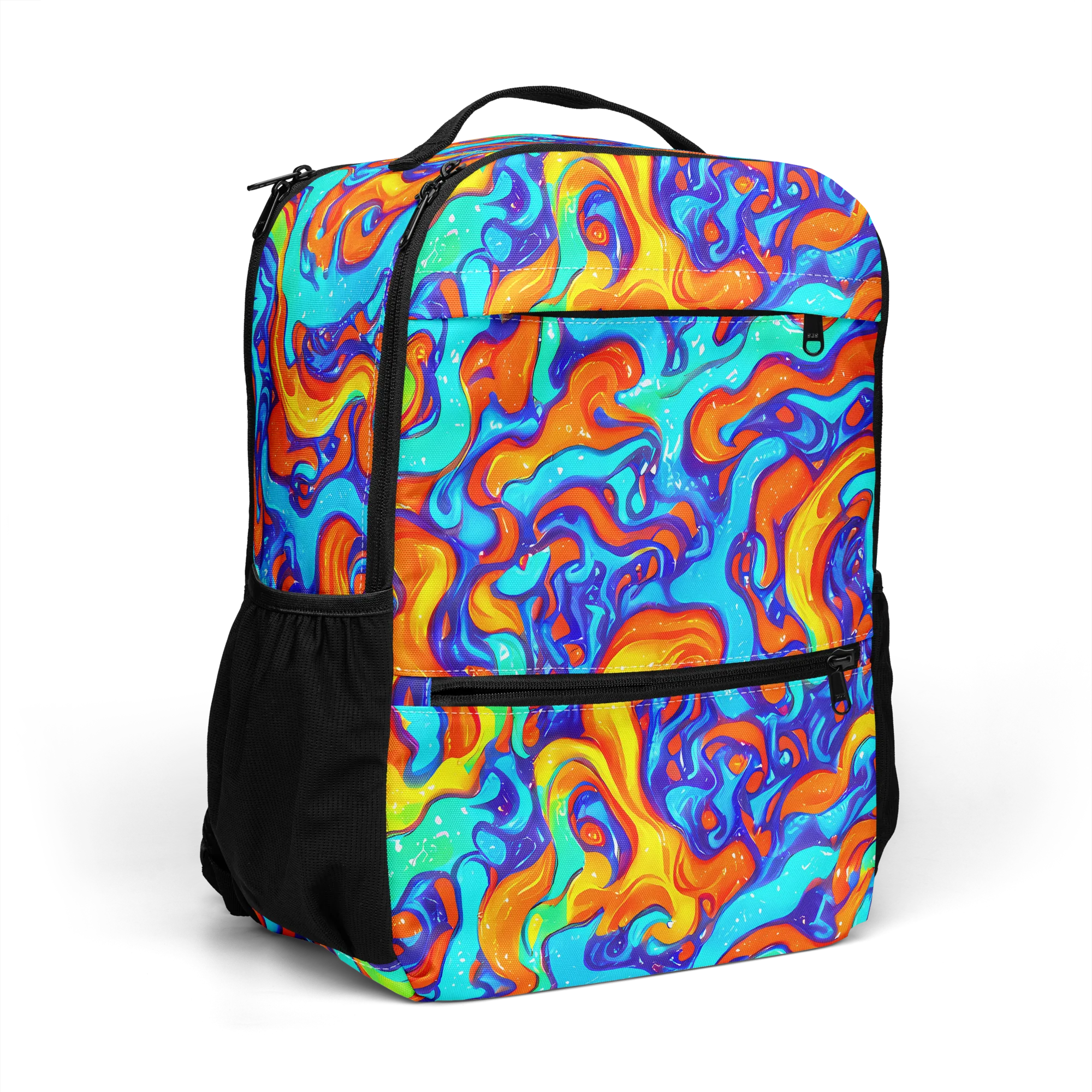 Painted Pulse on Utility Backpack — Right Front