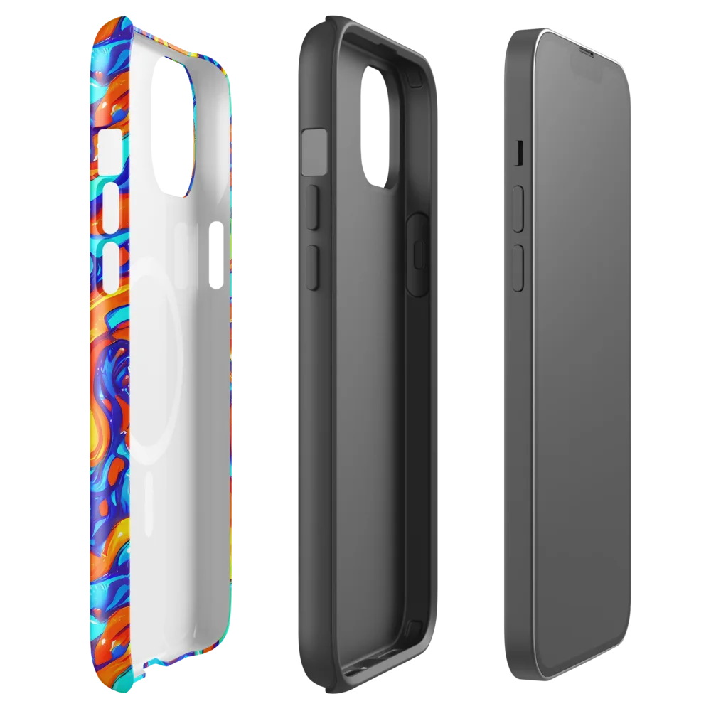 Painted Pulse on MagSafe Tough Case for iPhone® — Front