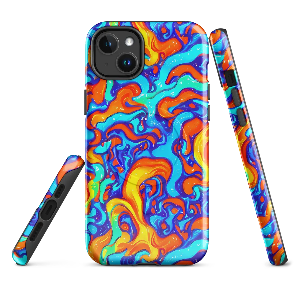 Painted Pulse on MagSafe Tough Case for iPhone® — Front