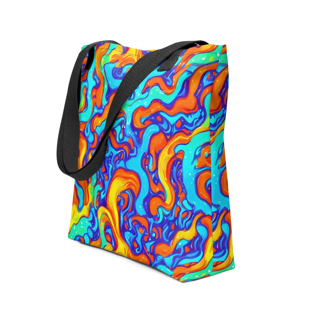 Painted Pulse on Tote Bag — Front