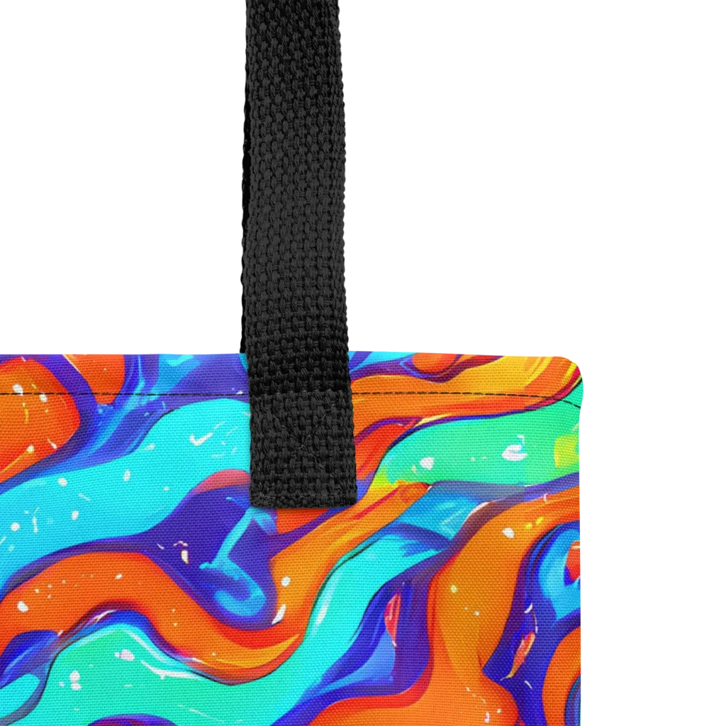 Painted Pulse on Tote Bag — Product details