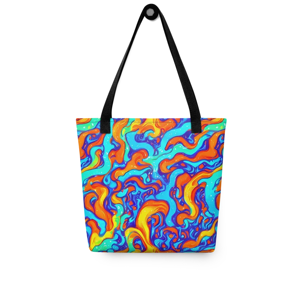 Painted Pulse on Tote Bag — Front