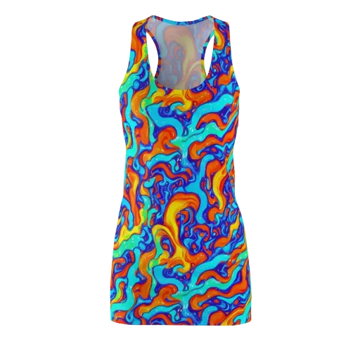 Painted Pulse on a Racerback Dress