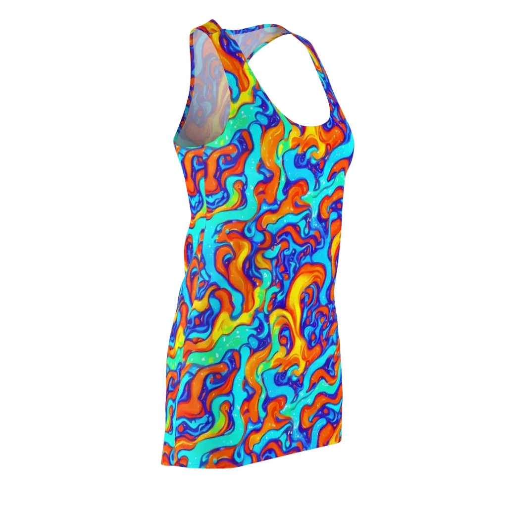 Painted Pulse on Racerback Dress — Front Side