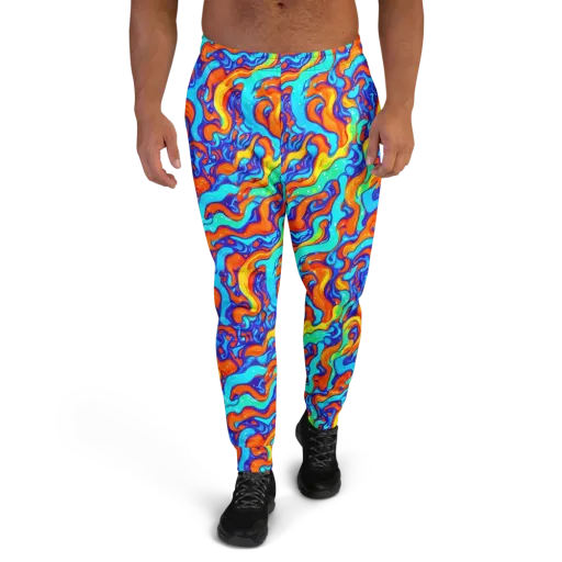 Painted Pulse on a Men's Joggers