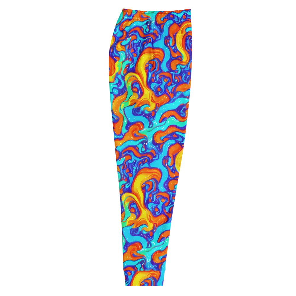 Painted Pulse on Men's Joggers — Right