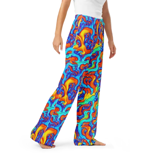 Painted Pulse on a Women's Pajama Pants