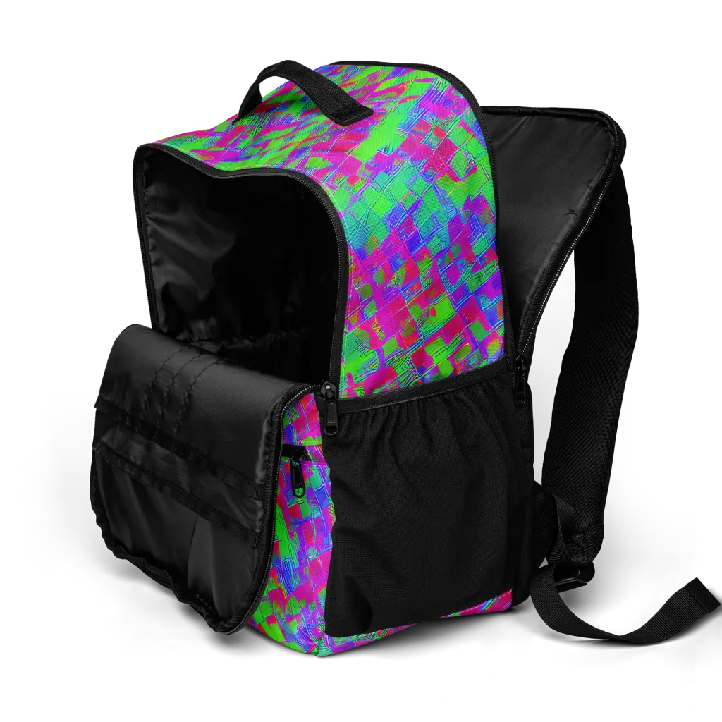 Neon Tapestry on Utility Backpack — Product details 2