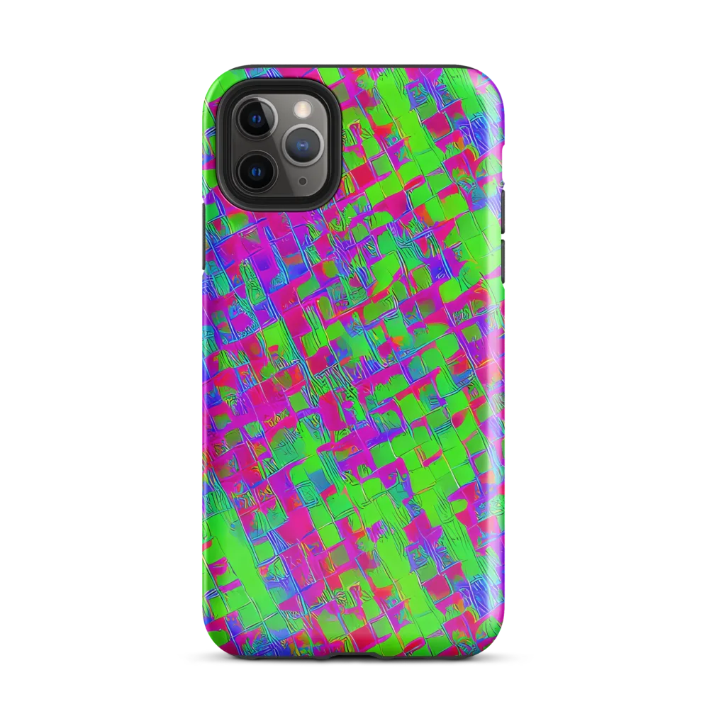 Neon Tapestry on Tough Case for iPhone® — Front