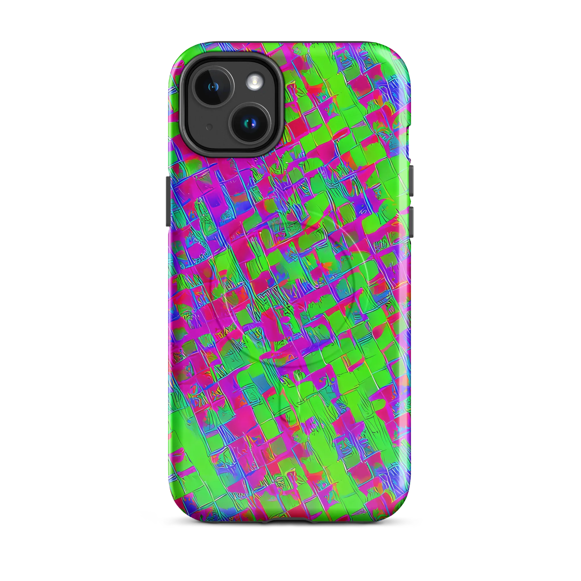 Neon Tapestry on MagSafe Tough Case for iPhone® — Front