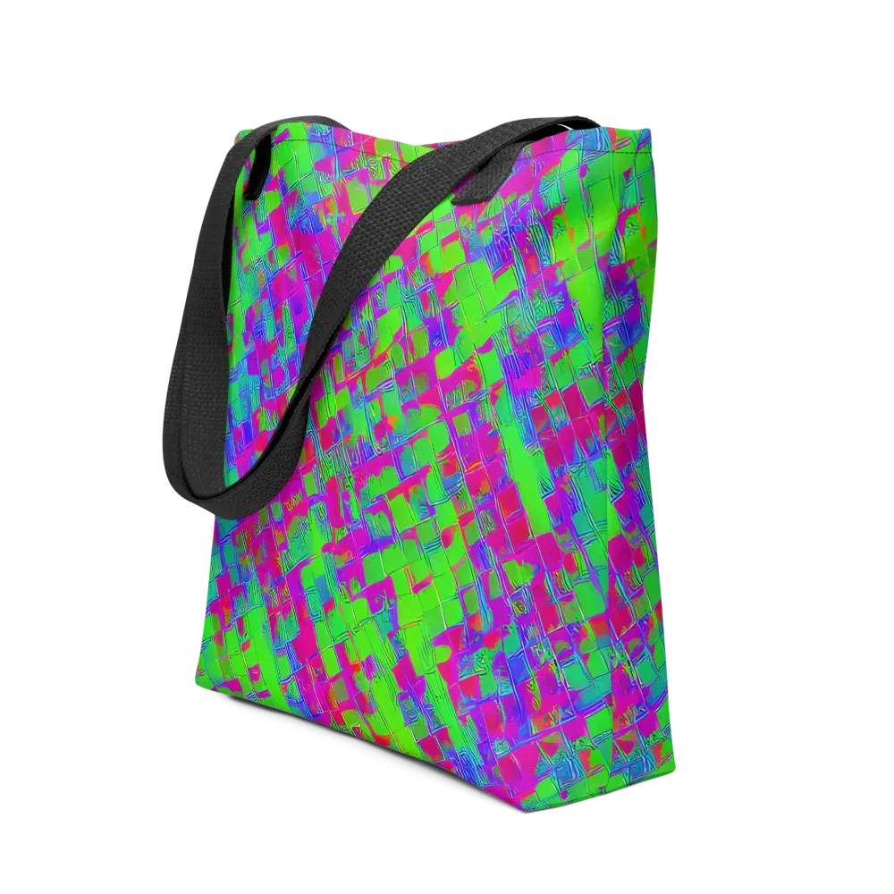 Neon Tapestry on Tote Bag — Front