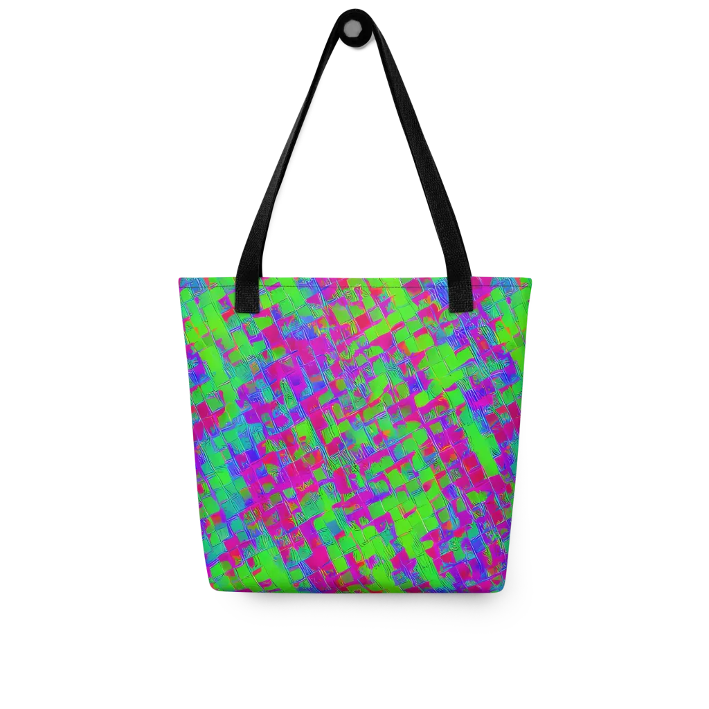 Neon Tapestry on Tote Bag — Front