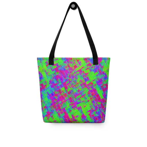 Neon Tapestry on a Tote Bag