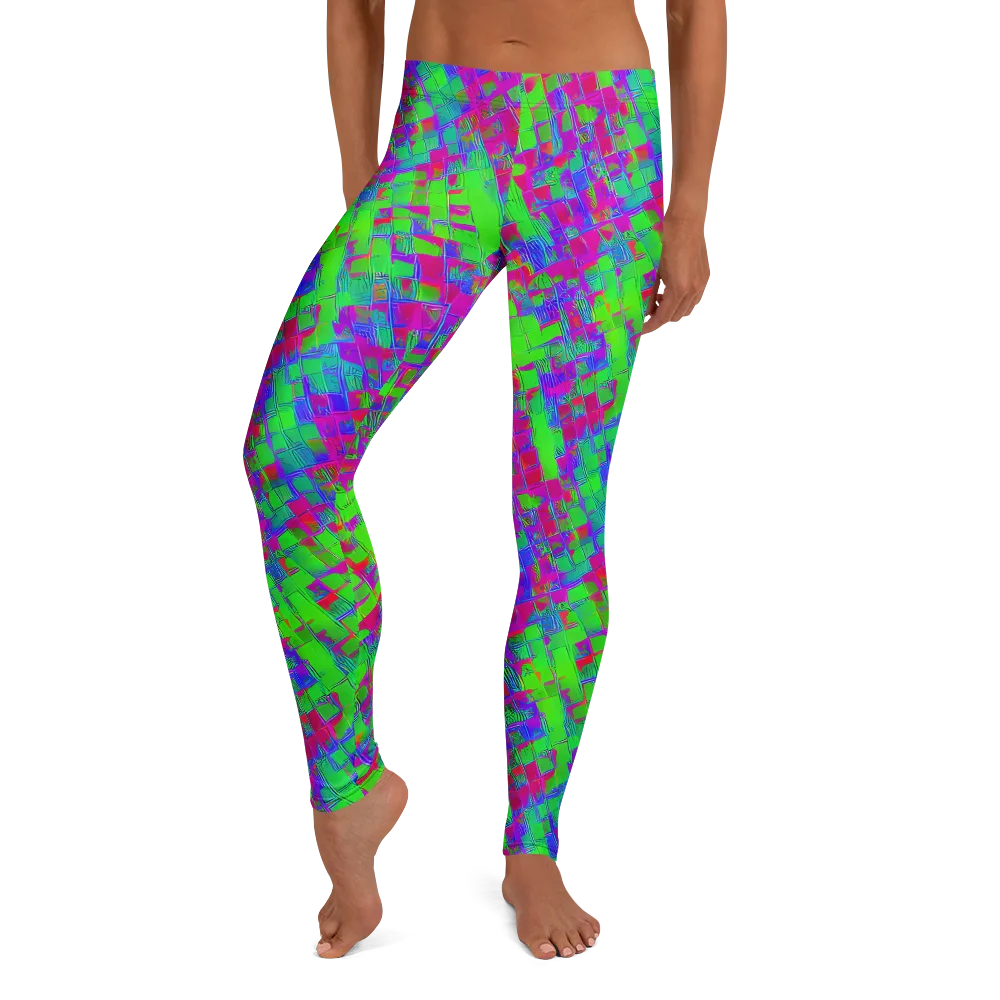 Neon Tapestry on Leggings — Front