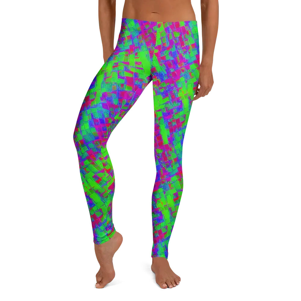 Neon Tapestry on Leggings — Front