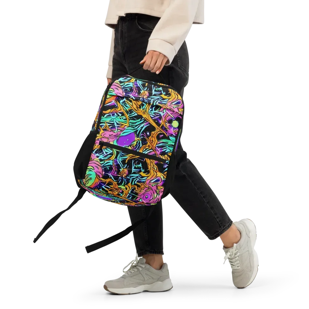 Electric Fluidity on Utility Backpack — Front
