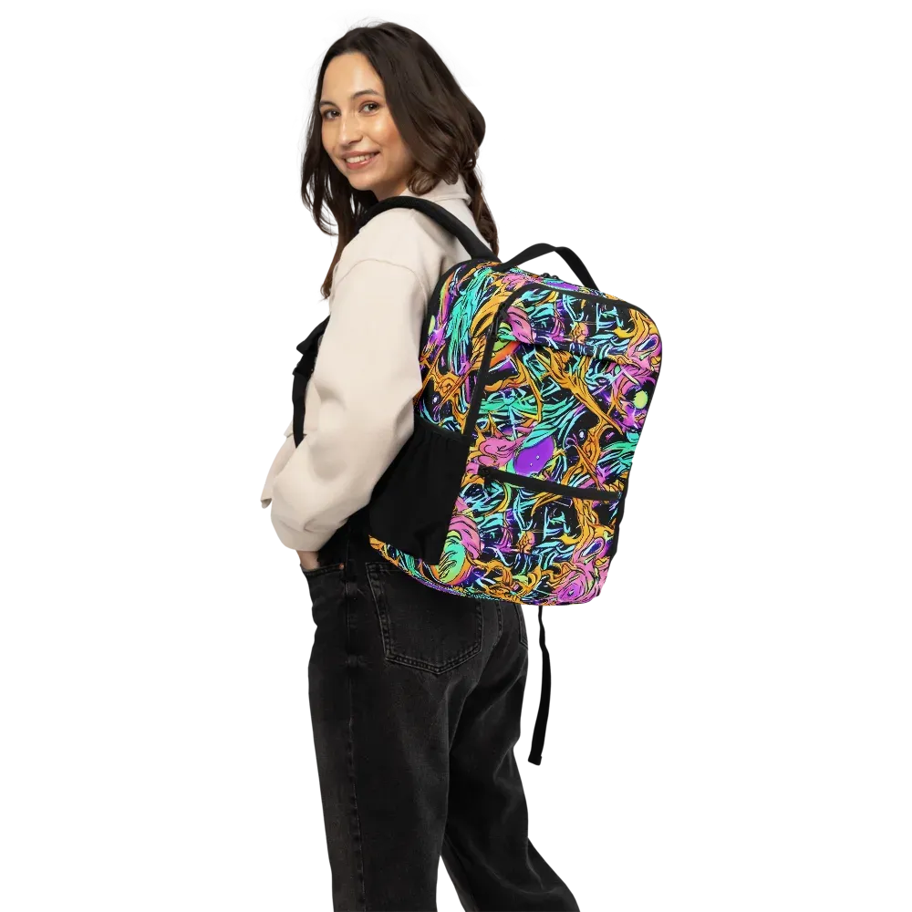 Electric Fluidity on Utility Backpack — Back