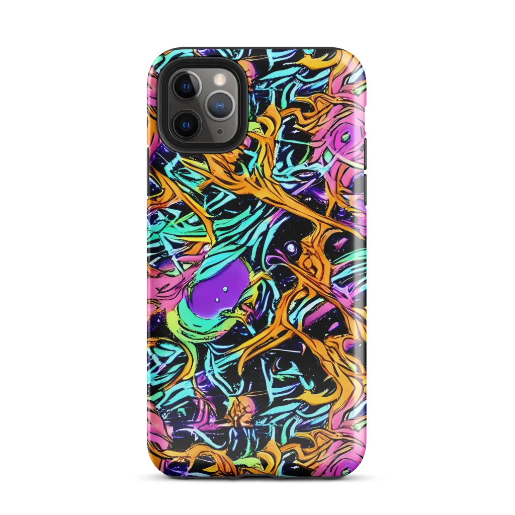 Electric Fluidity on Tough Case for iPhone® — Front
