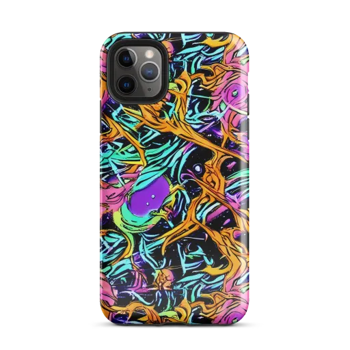 Electric Fluidity on a Tough Case for iPhone®