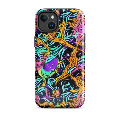 Electric Fluidity on a MagSafe Tough Case for iPhone®