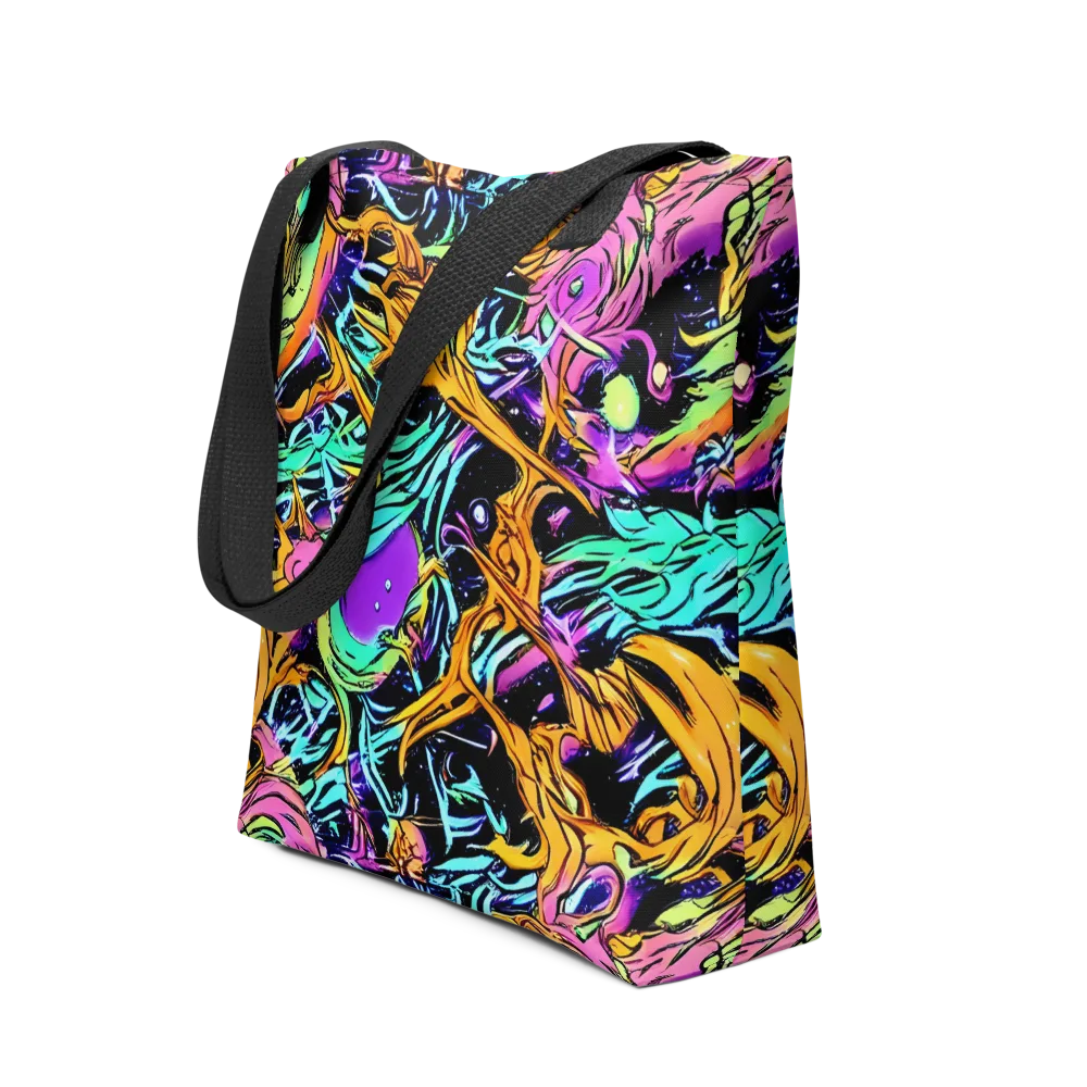 Electric Fluidity on Tote Bag — Front
