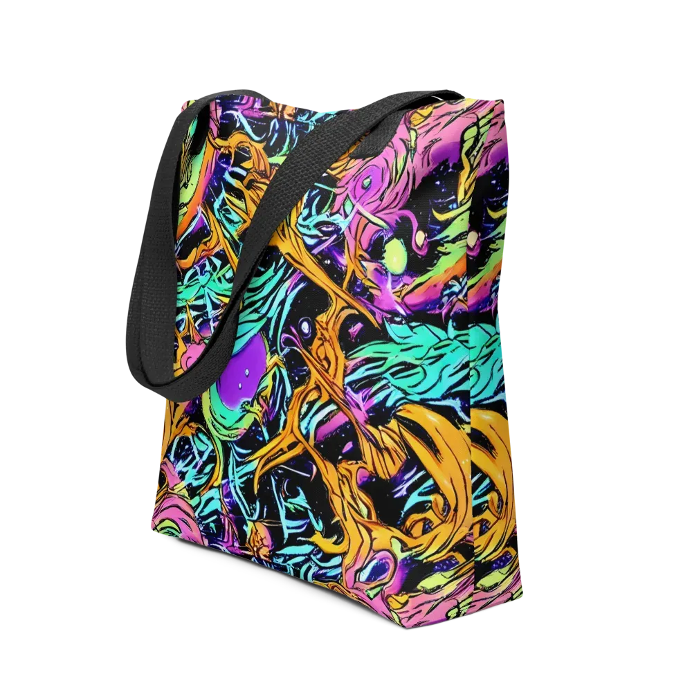 Electric Fluidity on Tote Bag — Front