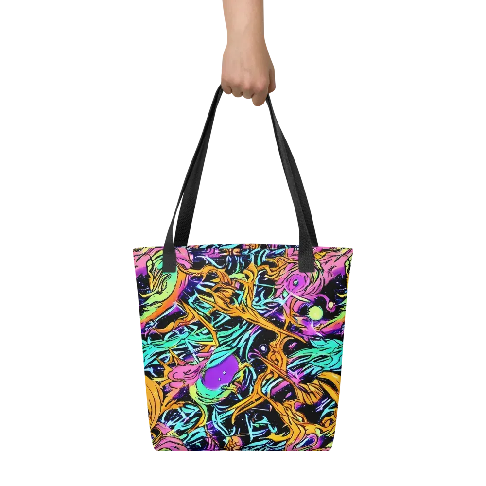 Electric Fluidity on Tote Bag — Front
