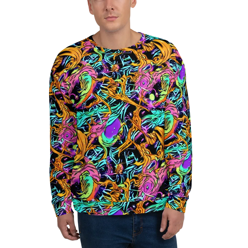 Electric Fluidity on Sweatshirt — Front