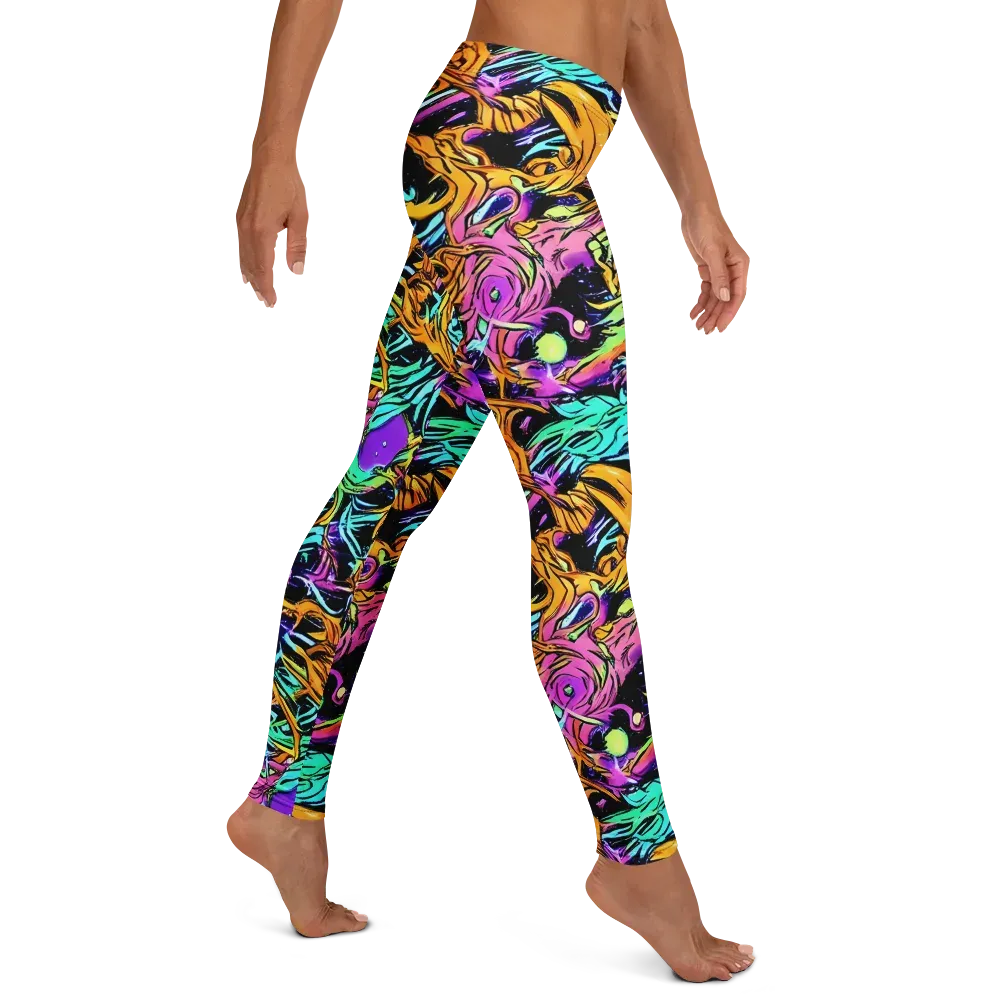 Electric Fluidity on Leggings — Right