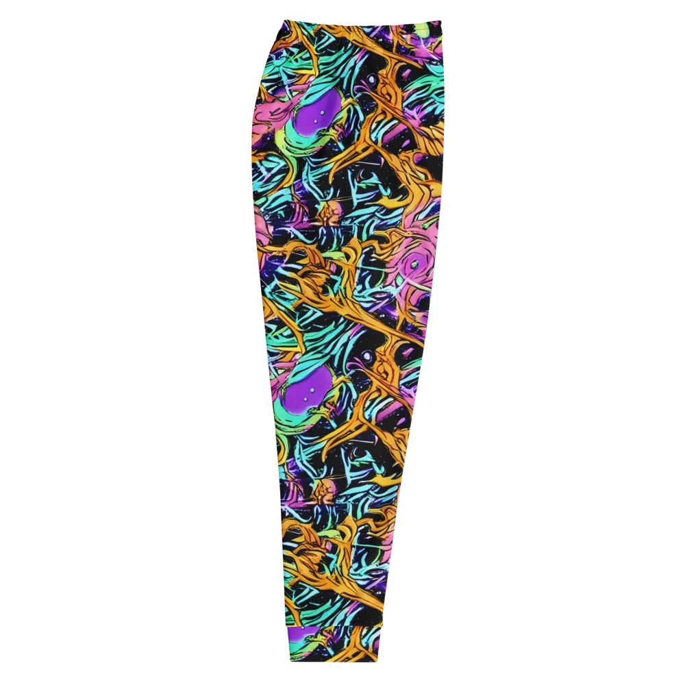 Electric Fluidity on Men's Joggers — Right