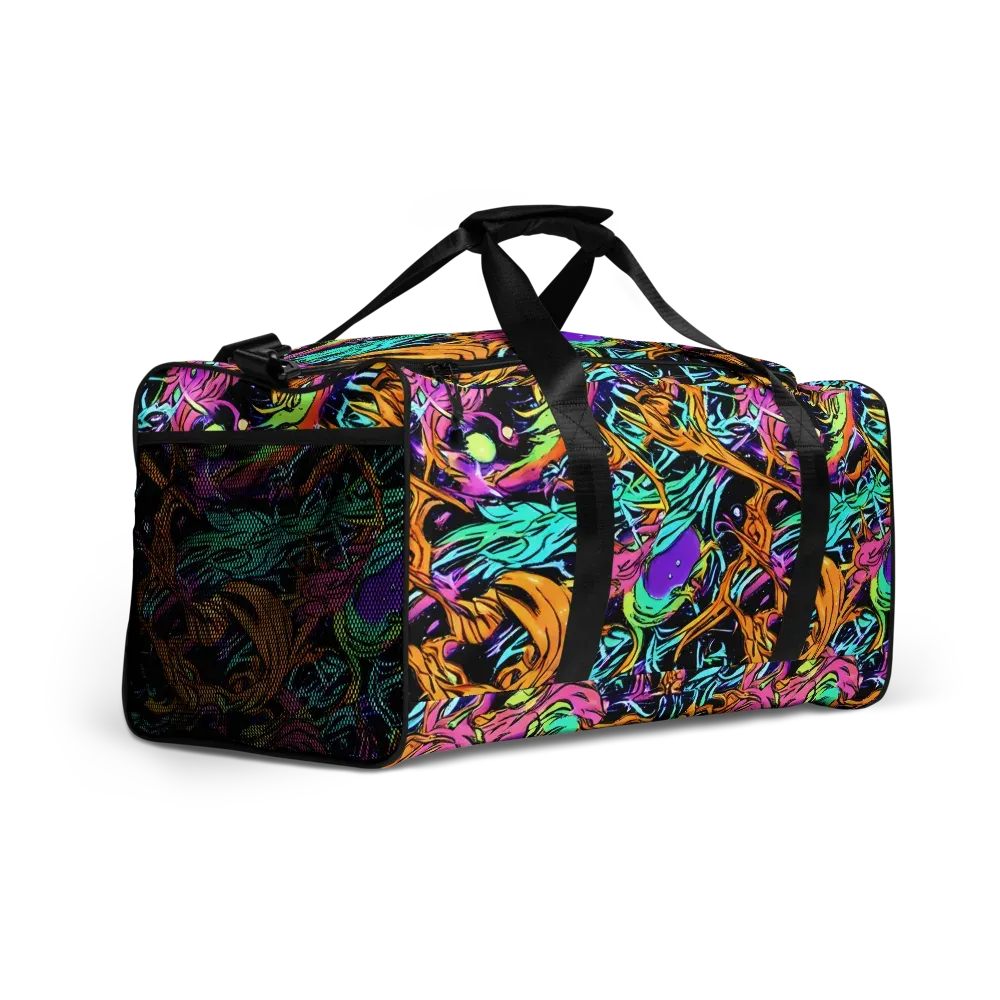 Electric Fluidity on Duffle Bag — Right Front