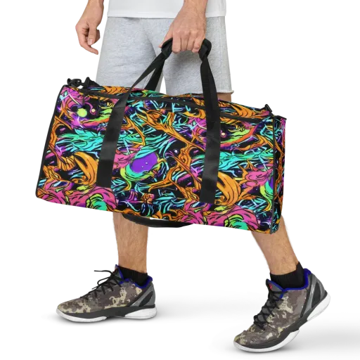 Electric Fluidity on a Duffle Bag