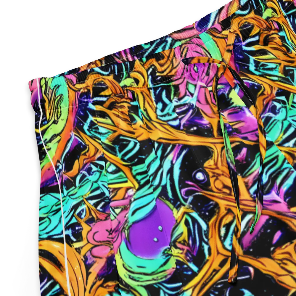 Electric Fluidity on Women's Pajama Shorts — Product details