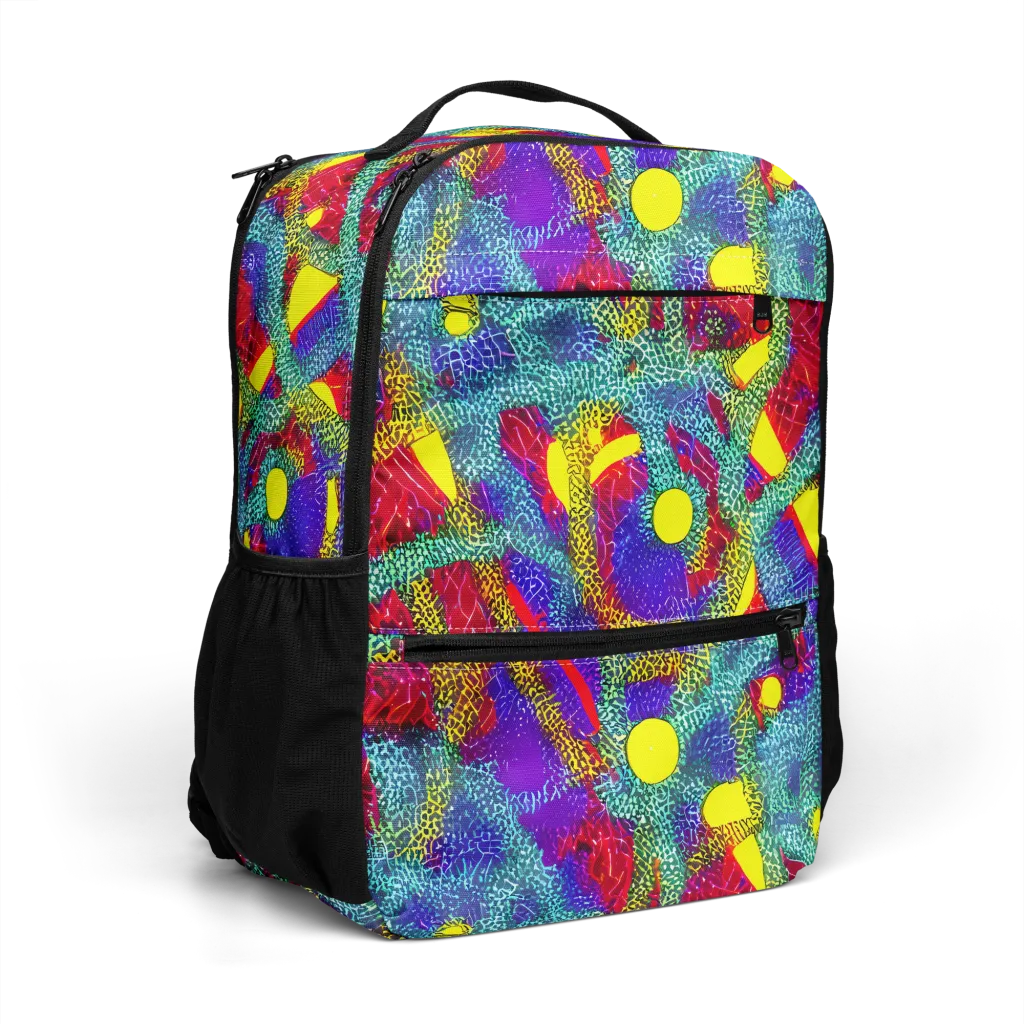 Chromatic Safari on Utility Backpack — Right Front