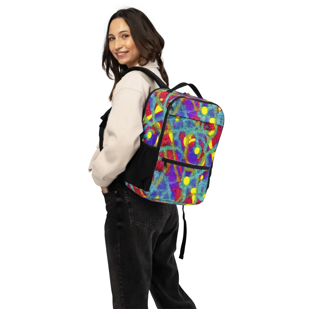 Chromatic Safari on Utility Backpack — Back