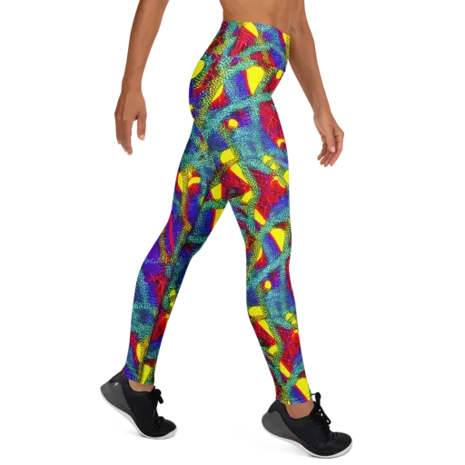 Chromatic Safari on a Yoga Leggings