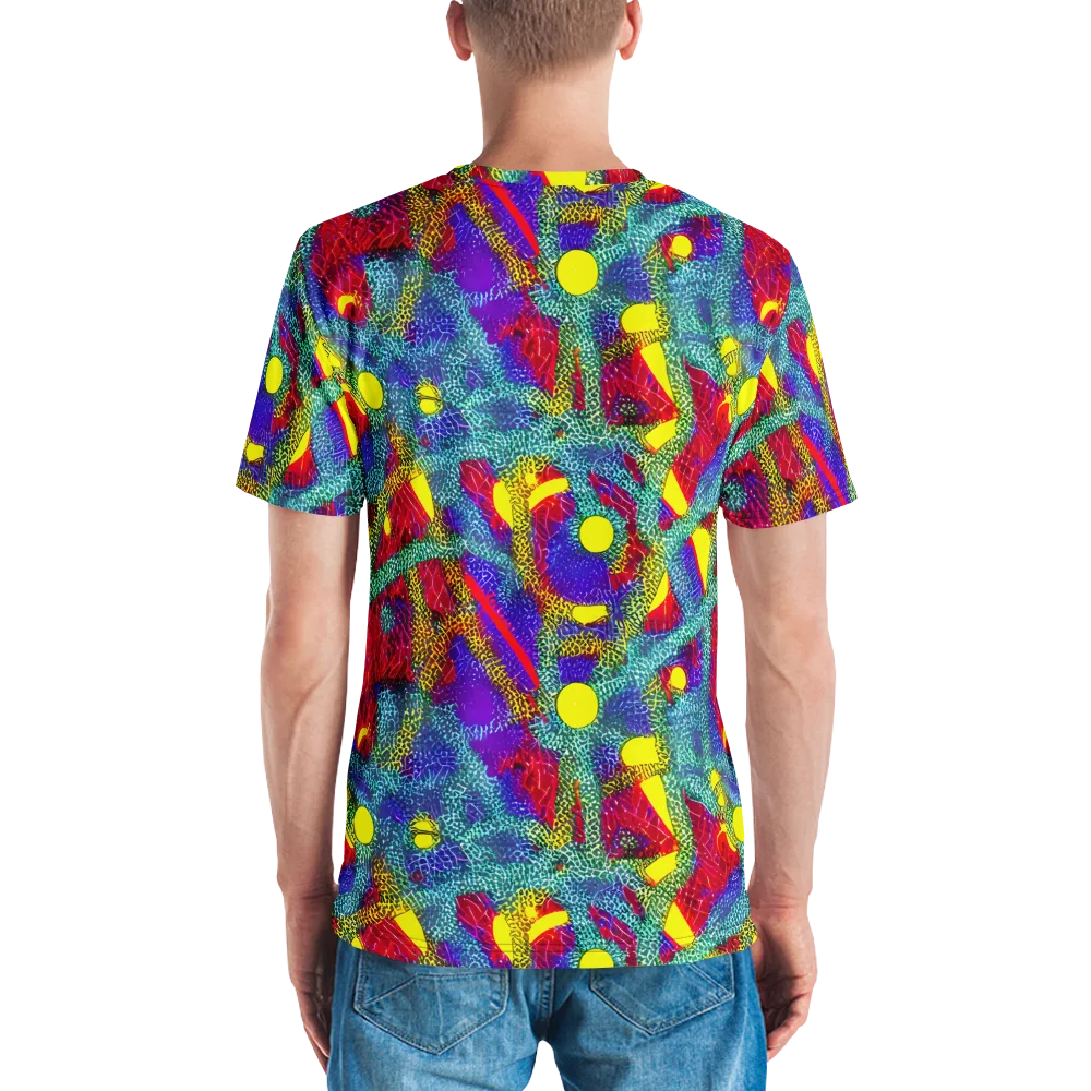 Chromatic Safari on Men's Crew Neck T-Shirt — Back