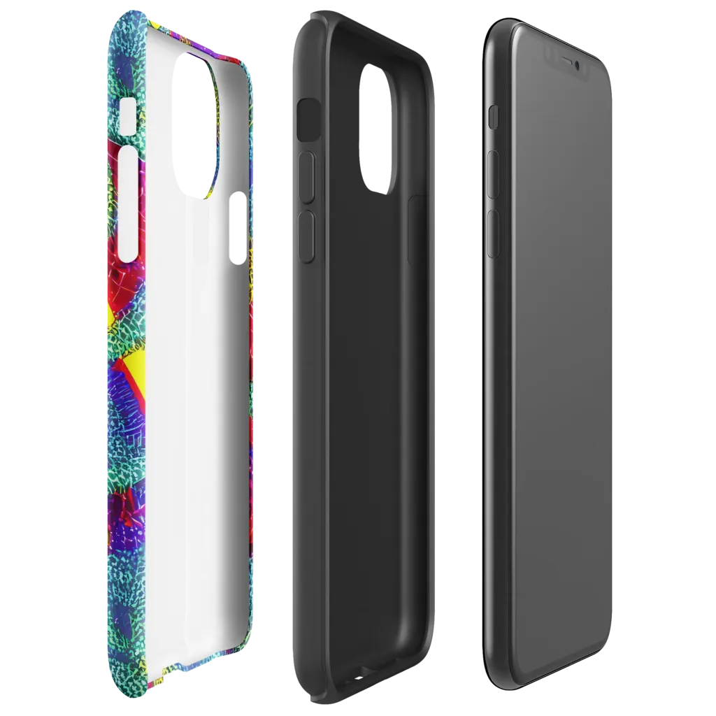 Chromatic Safari on Tough Case for iPhone® — Right