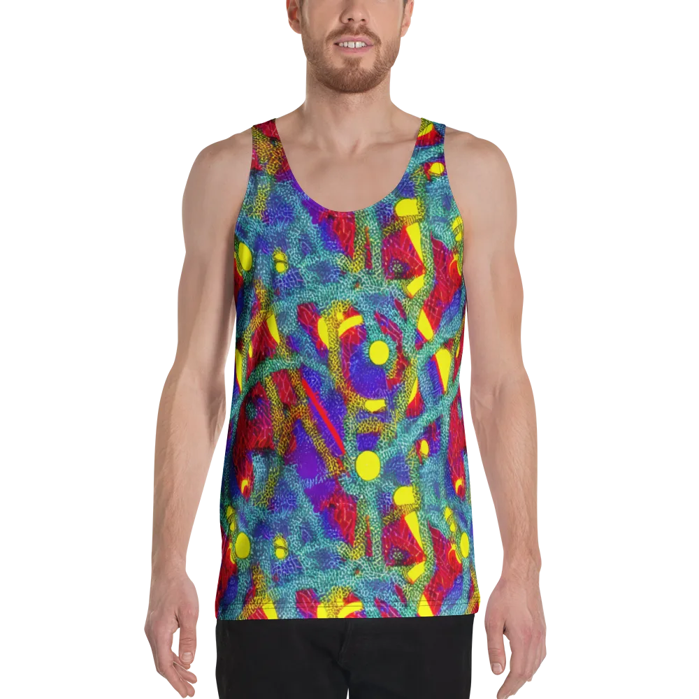 Chromatic Safari on Men's Tank Top — Front