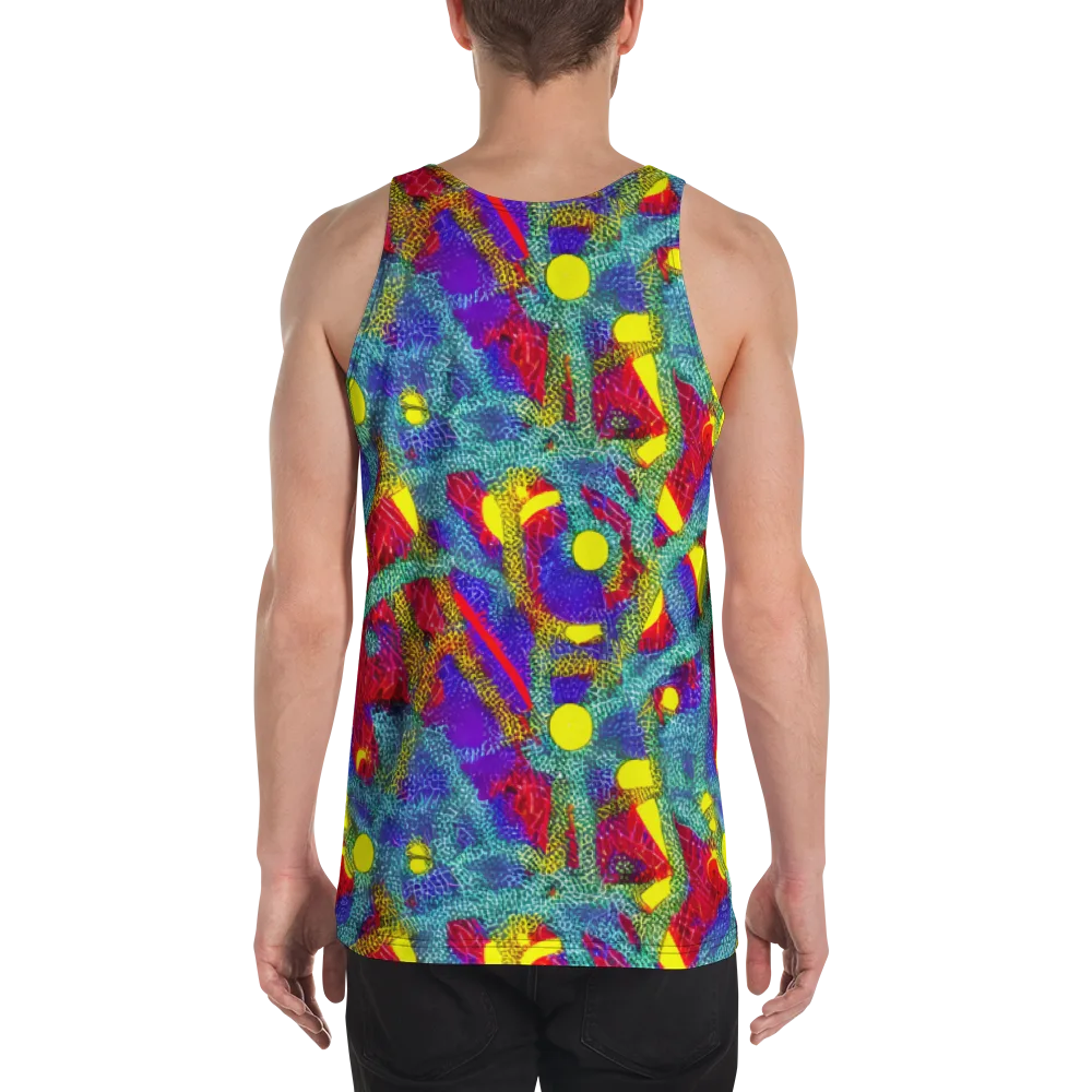 Chromatic Safari on Men's Tank Top — Back