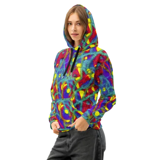 Chromatic Safari on a Cotton Hoodie
