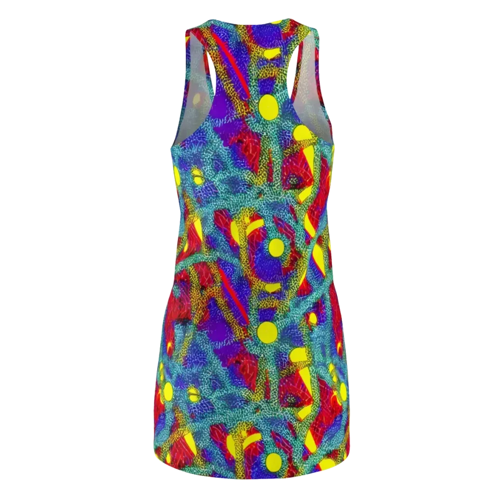 Chromatic Safari on Racerback Dress — Back