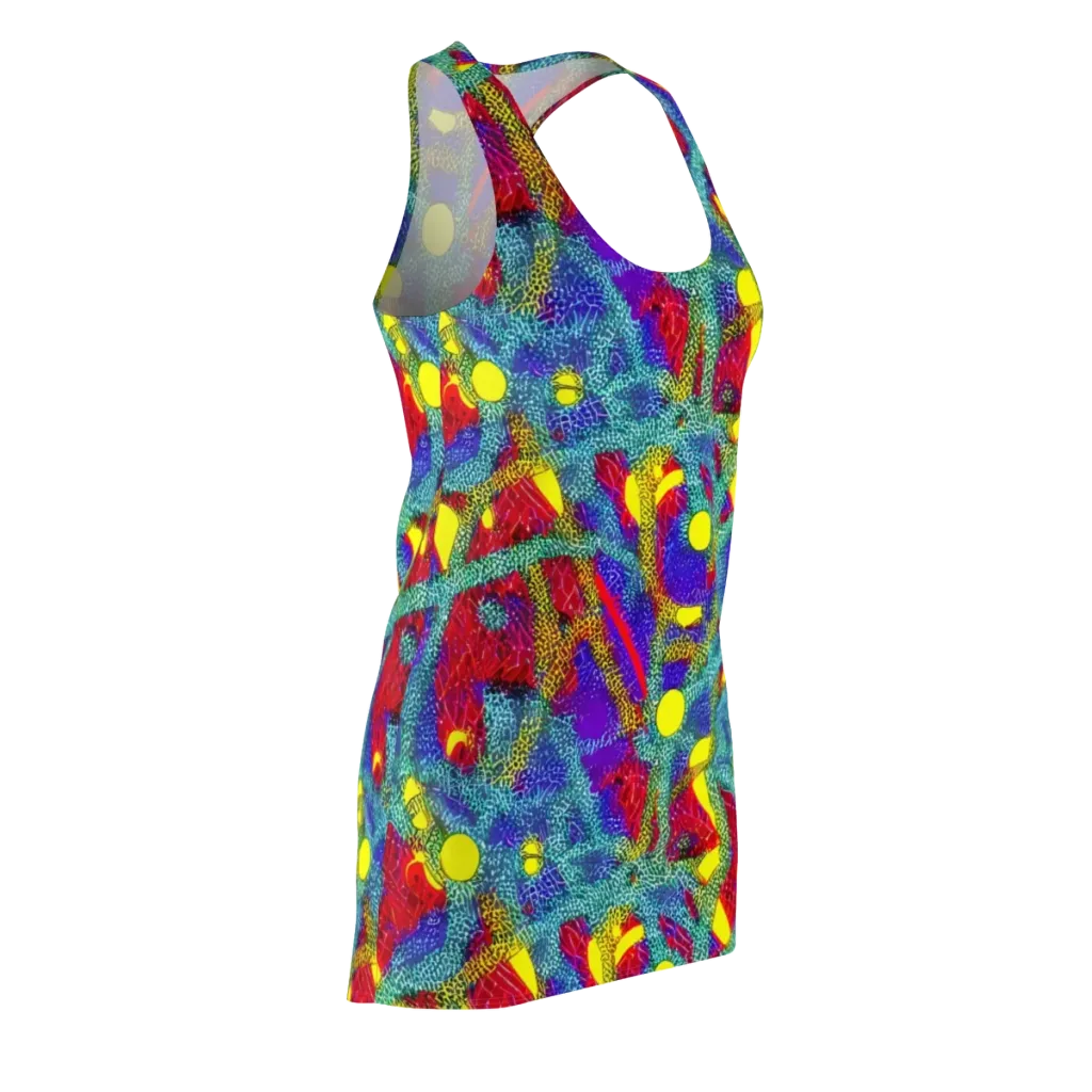 Chromatic Safari on Racerback Dress — Front Side