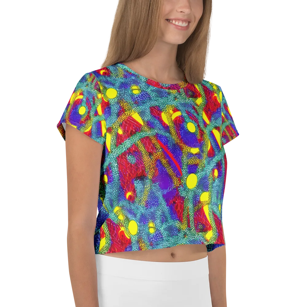 Chromatic Safari on Crop Tee — Right