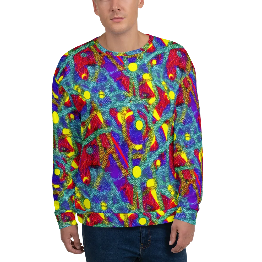 Chromatic Safari on Sweatshirt — Front