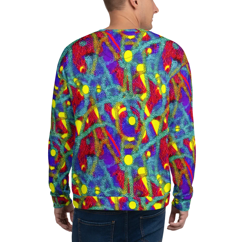 Chromatic Safari on Sweatshirt — Back