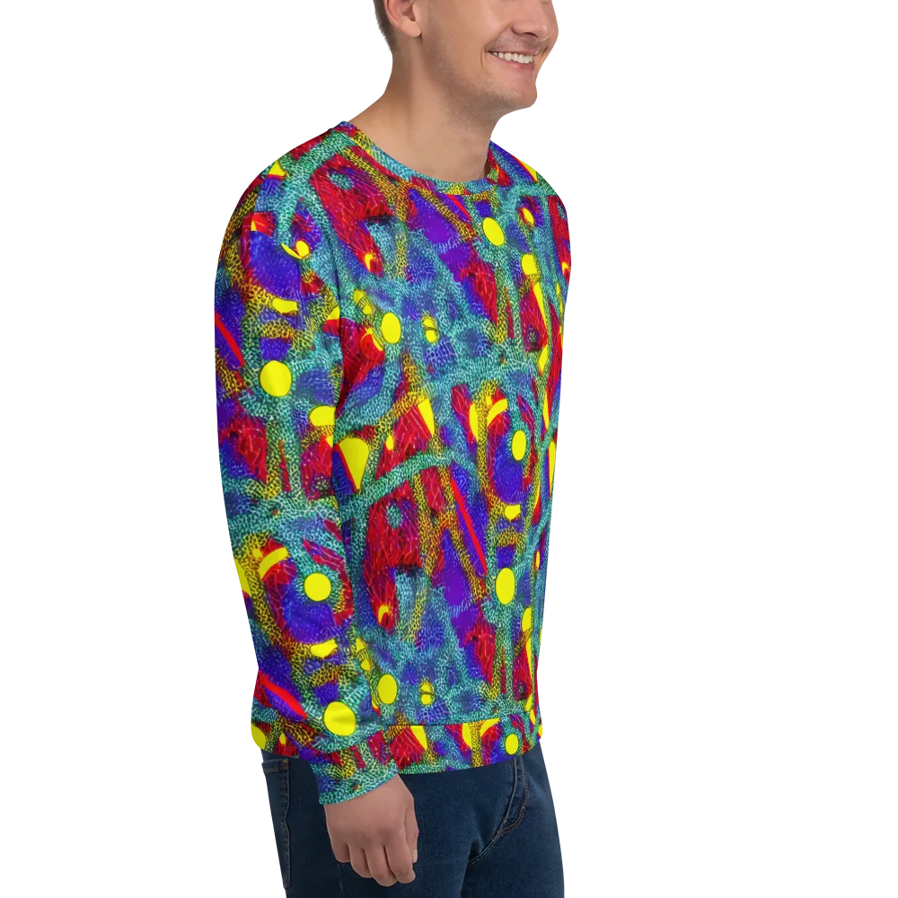 Chromatic Safari on Sweatshirt — Right Front
