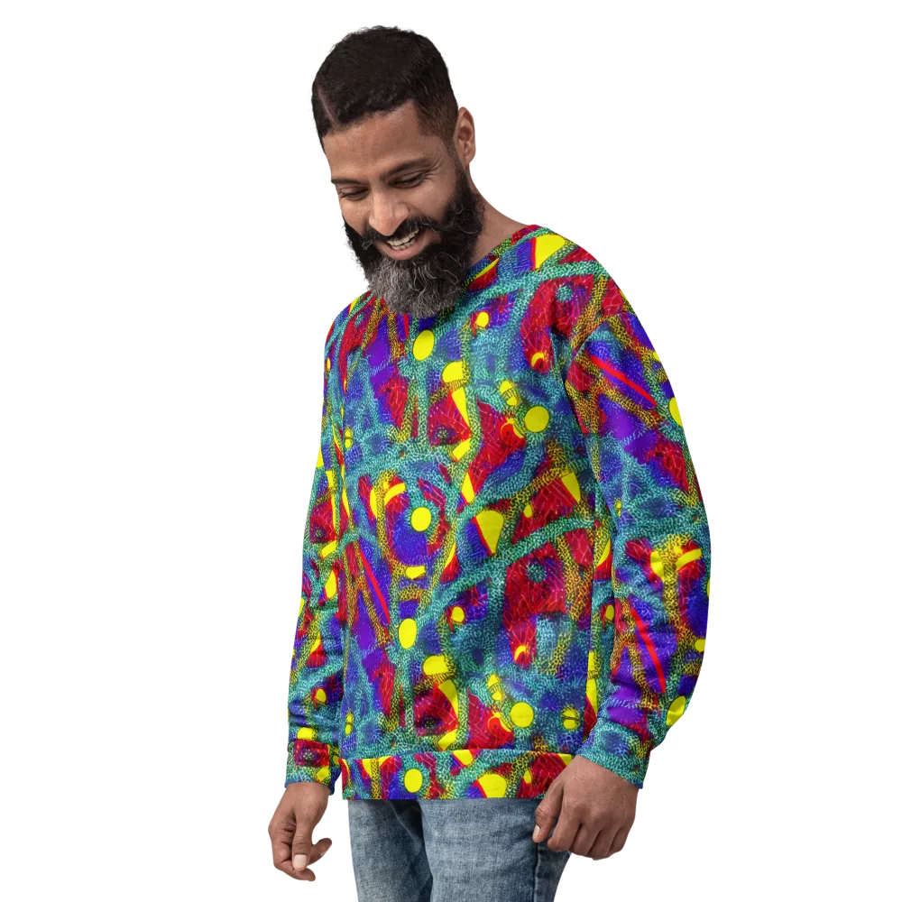 Chromatic Safari on Sweatshirt — Left Front