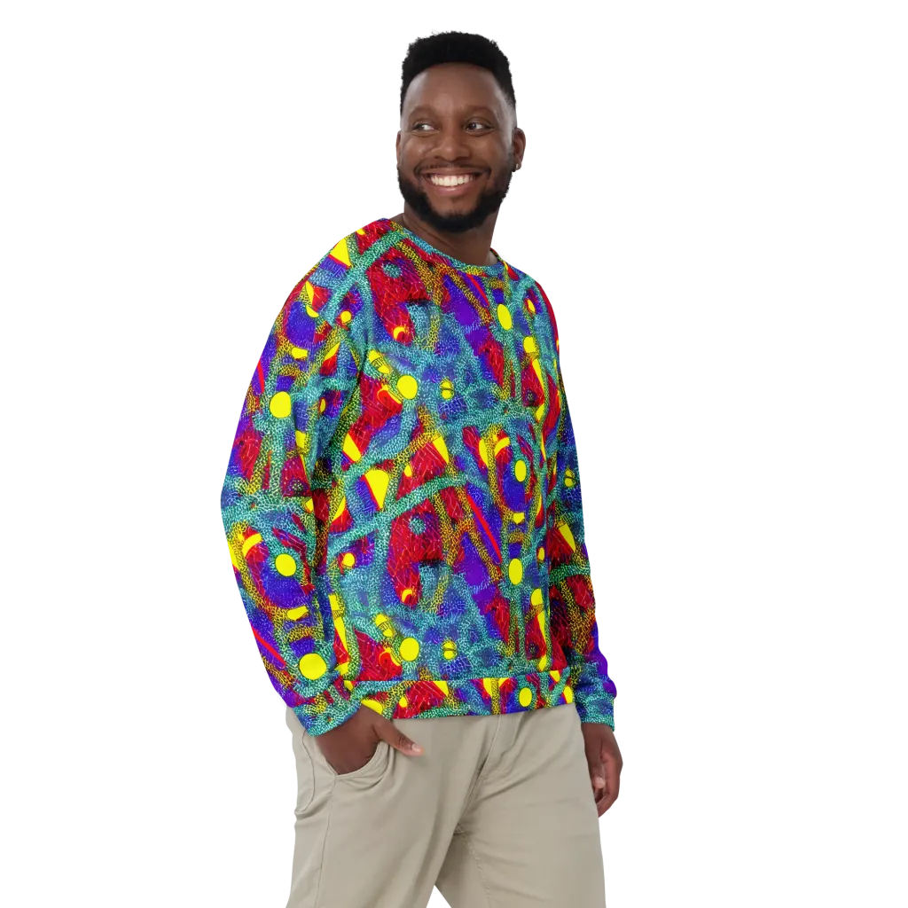 Chromatic Safari on Sweatshirt — Front